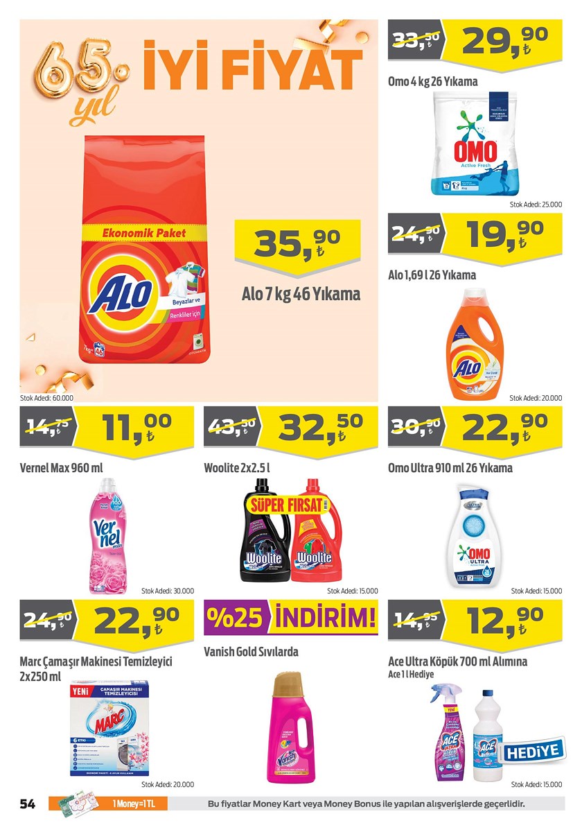 26.09.2019 Migros broşürü 54. sayfa