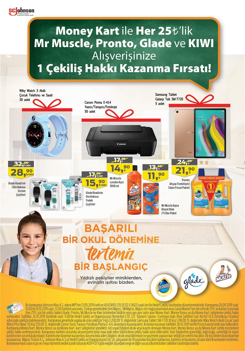 26.09.2019 Migros broşürü 56. sayfa