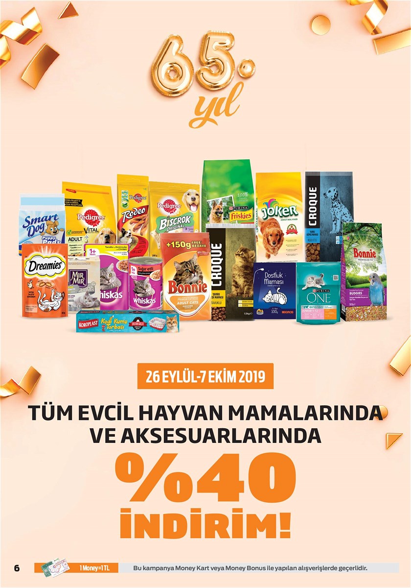 26.09.2019 Migros broşürü 6. sayfa