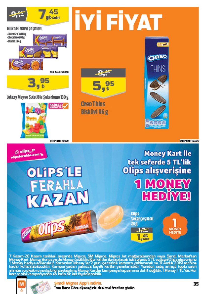 07.11.2019 Migros broşürü 35. sayfa