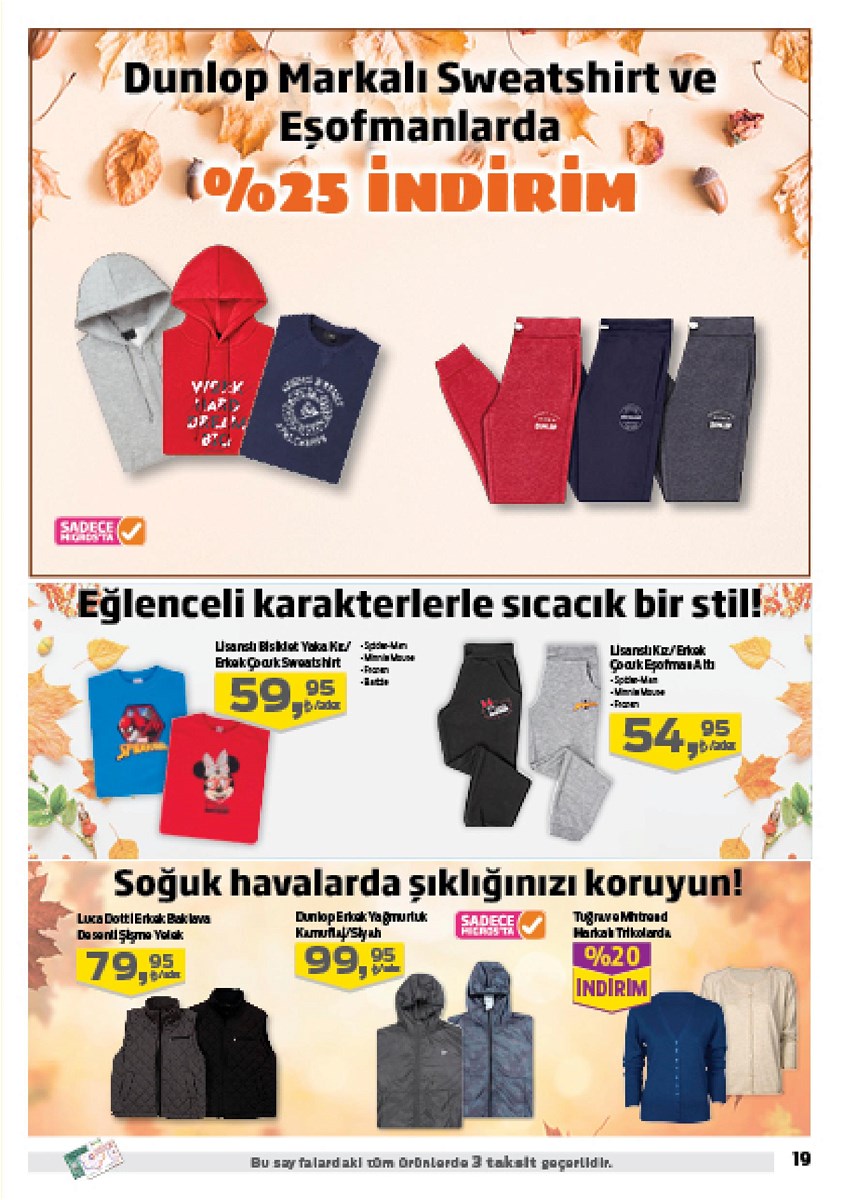 21.11.2019 Migros broşürü 19. sayfa