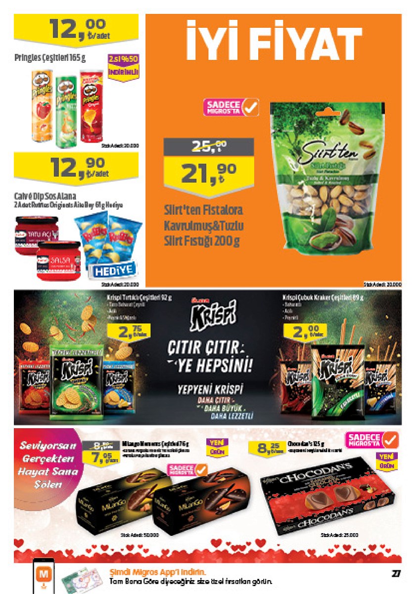 13.02.2020 Migros broşürü 27. sayfa