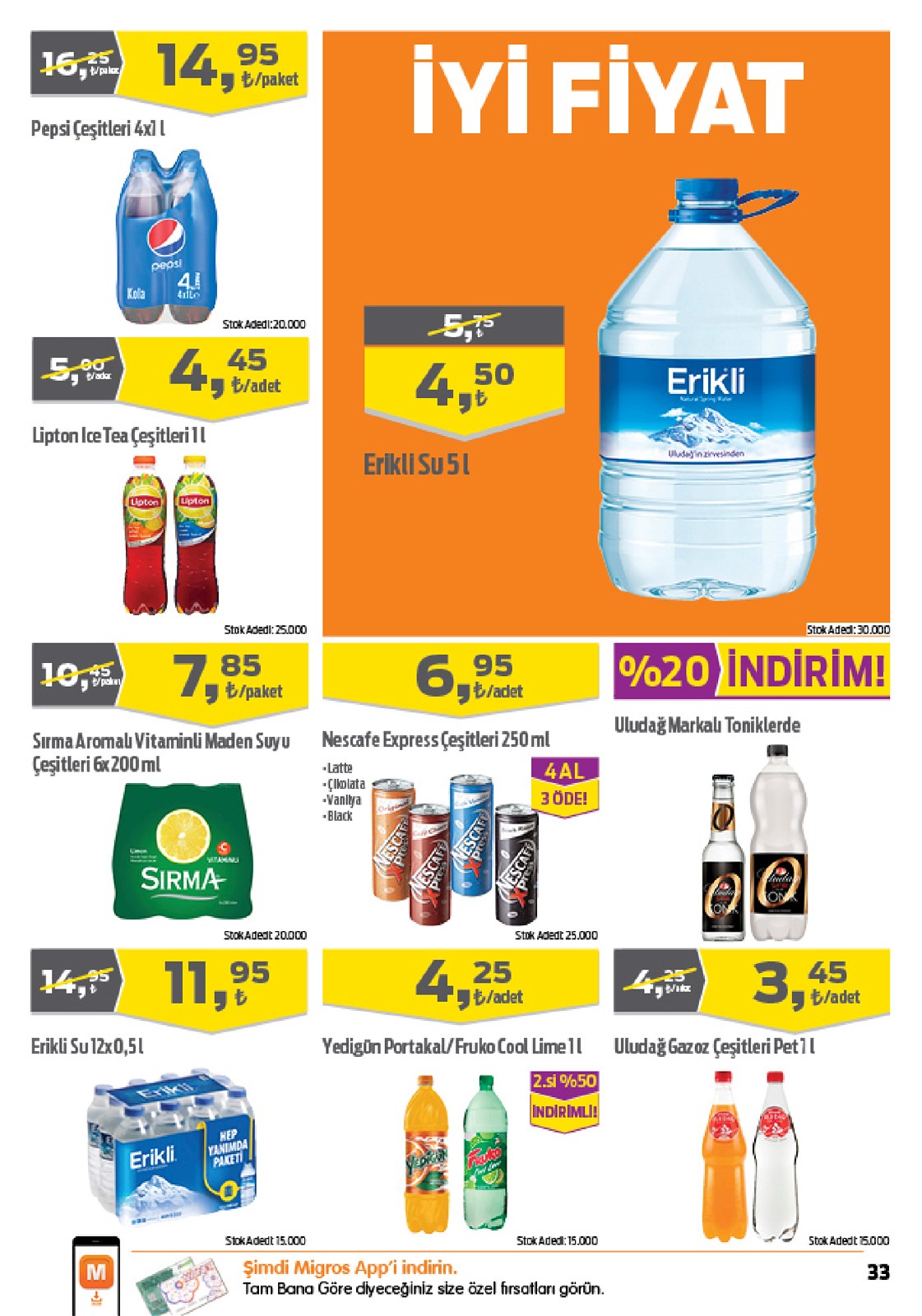 11.06.2020 Migros broşürü 33. sayfa