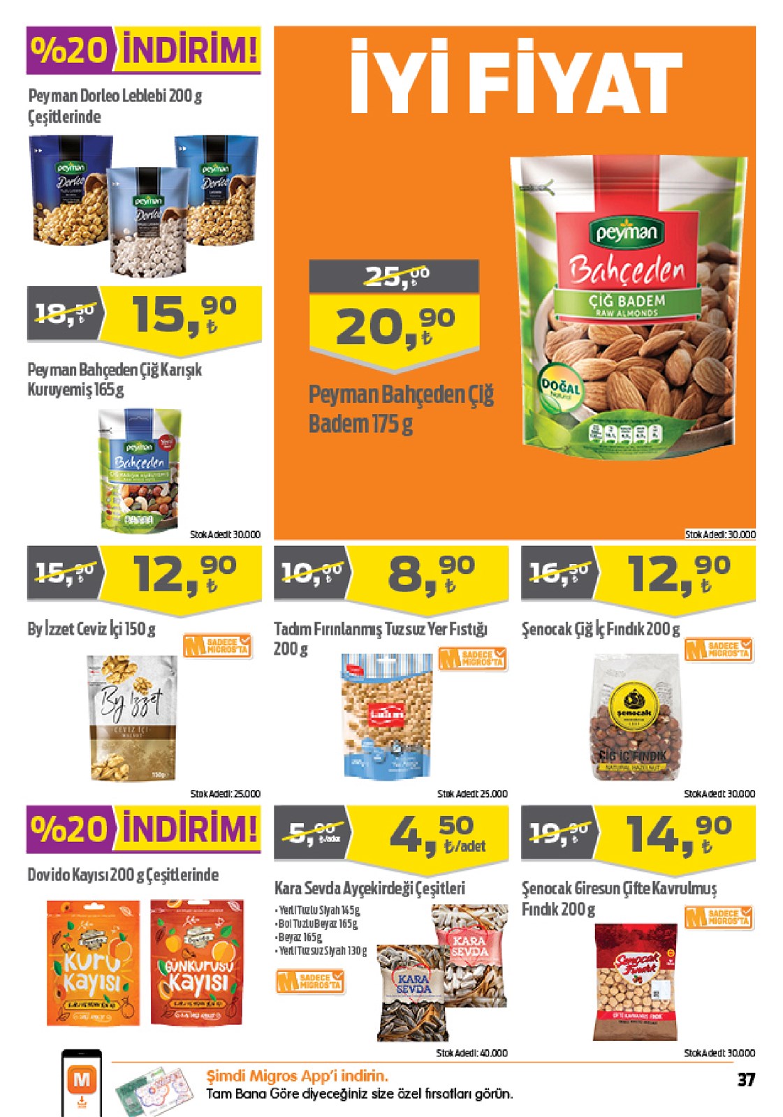 11.06.2020 Migros broşürü 37. sayfa