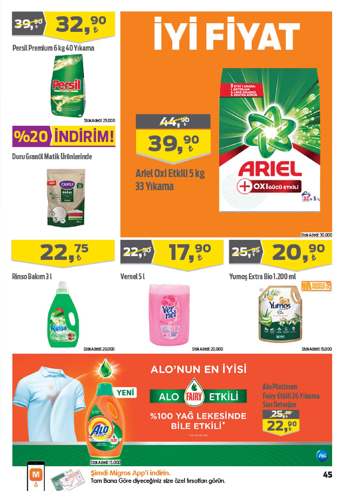 11.06.2020 Migros broşürü 45. sayfa