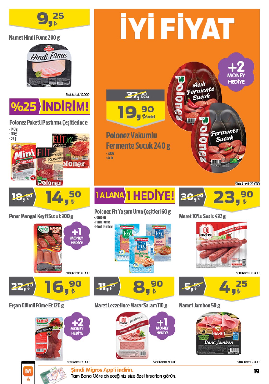 25.06.2020 Migros broşürü 19. sayfa