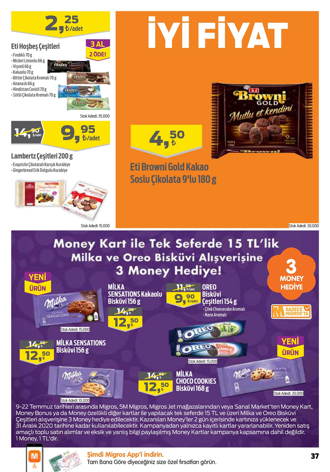 09.07.2020 Migros broşürü 37. sayfa