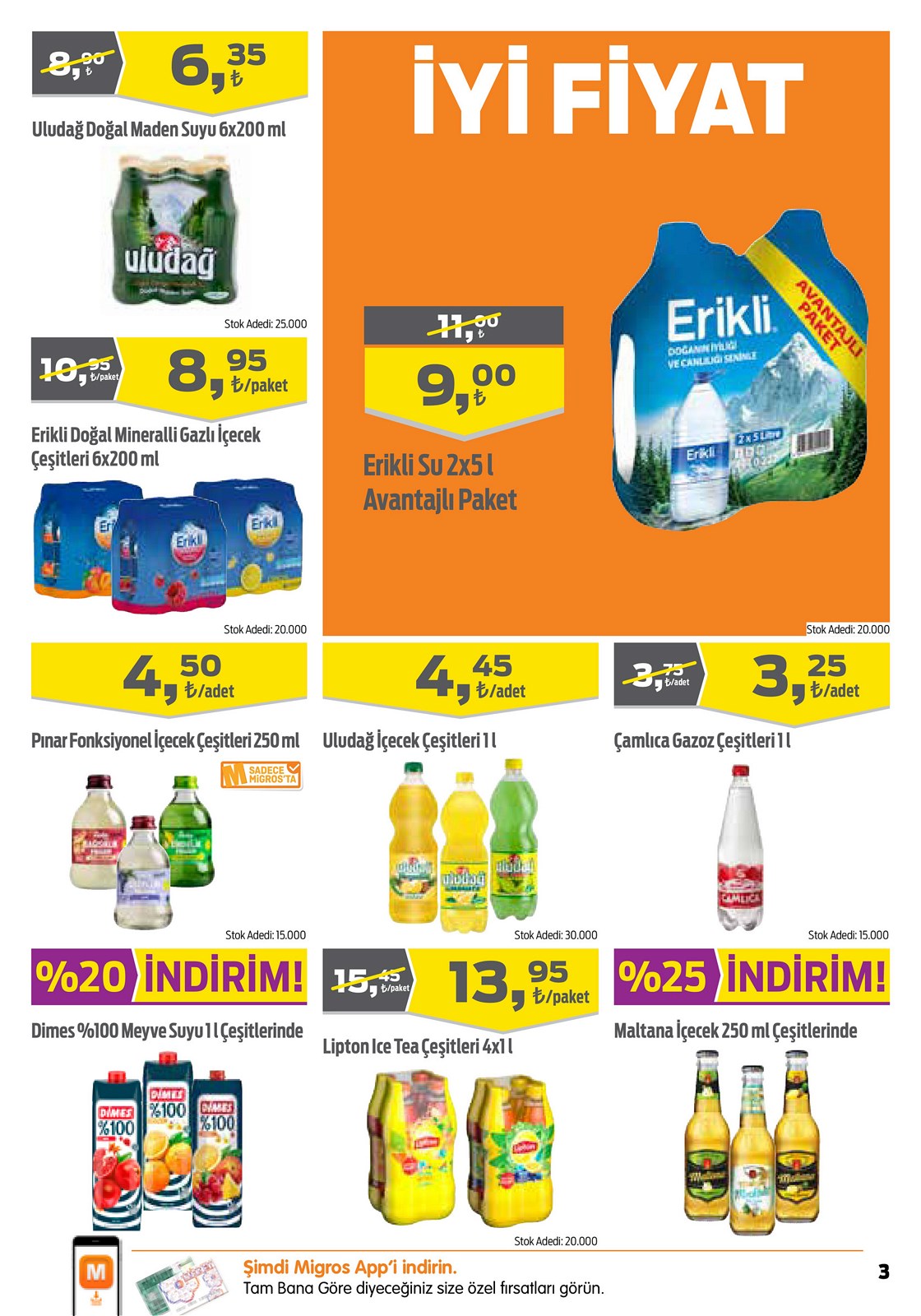 09.07.2020 Migros broşürü 3. sayfa