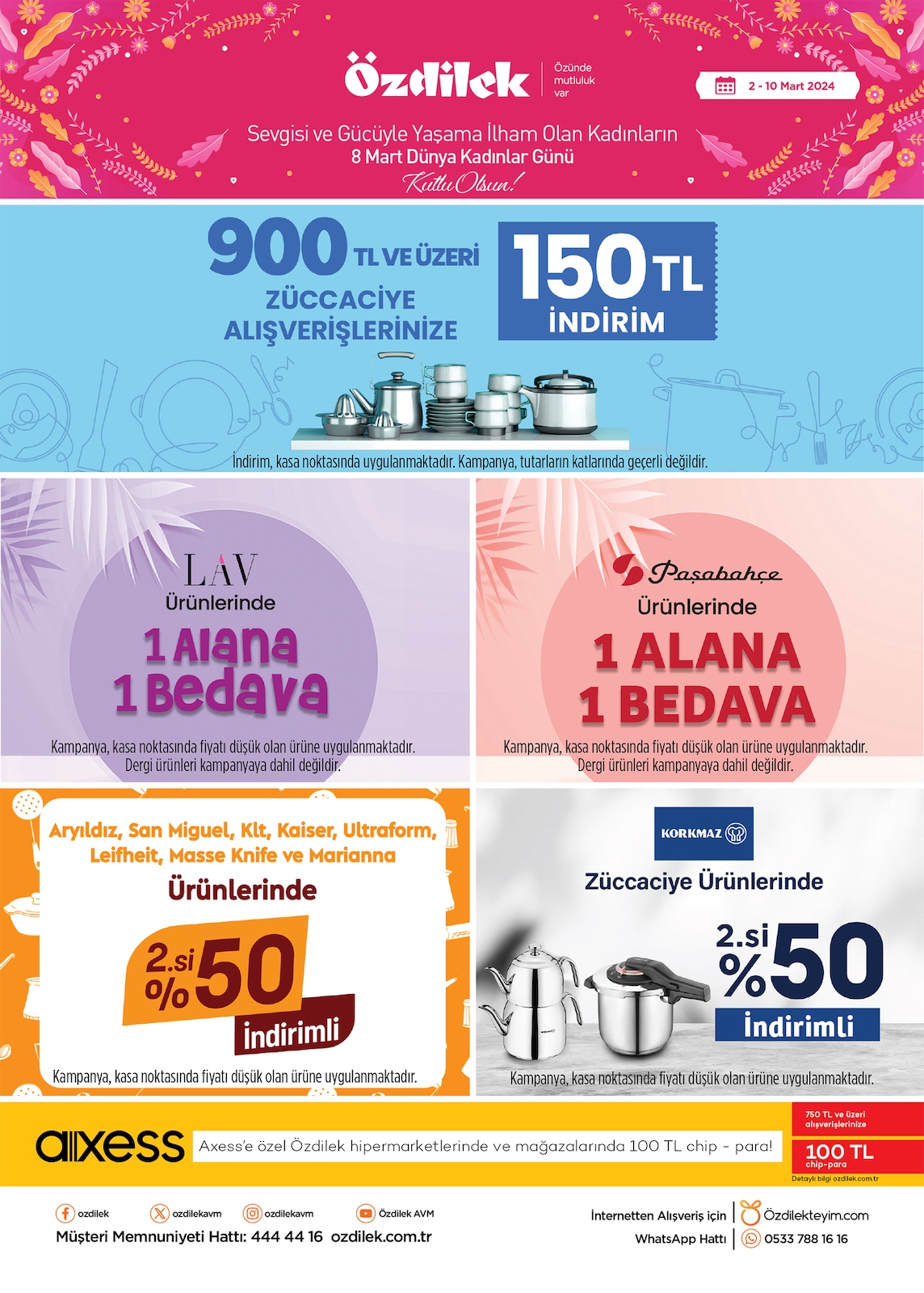 02.03.2024 Özdilekteyim Mağaza broşürü 1. sayfa
