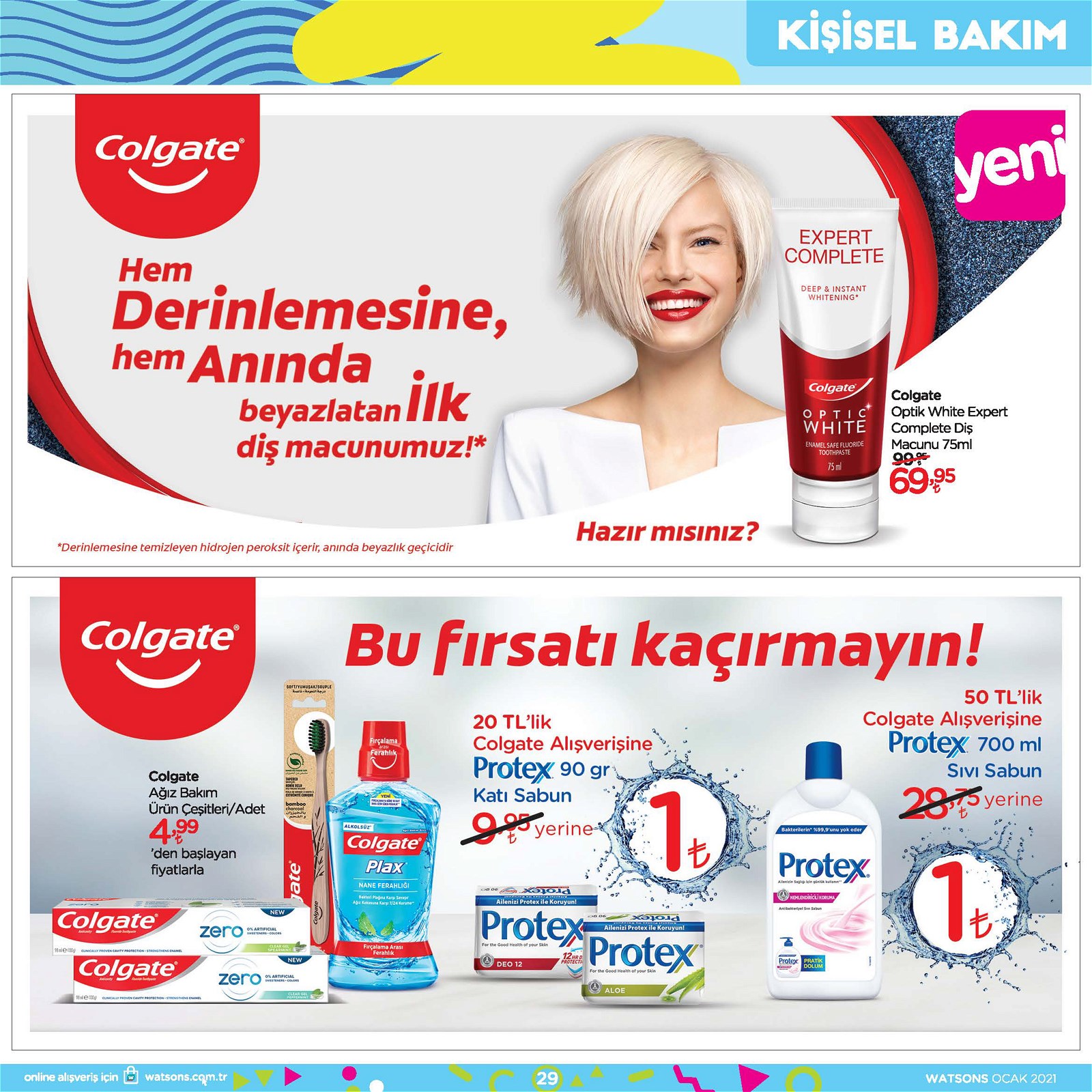 01.01.2021 Watsons broşürü 29. sayfa