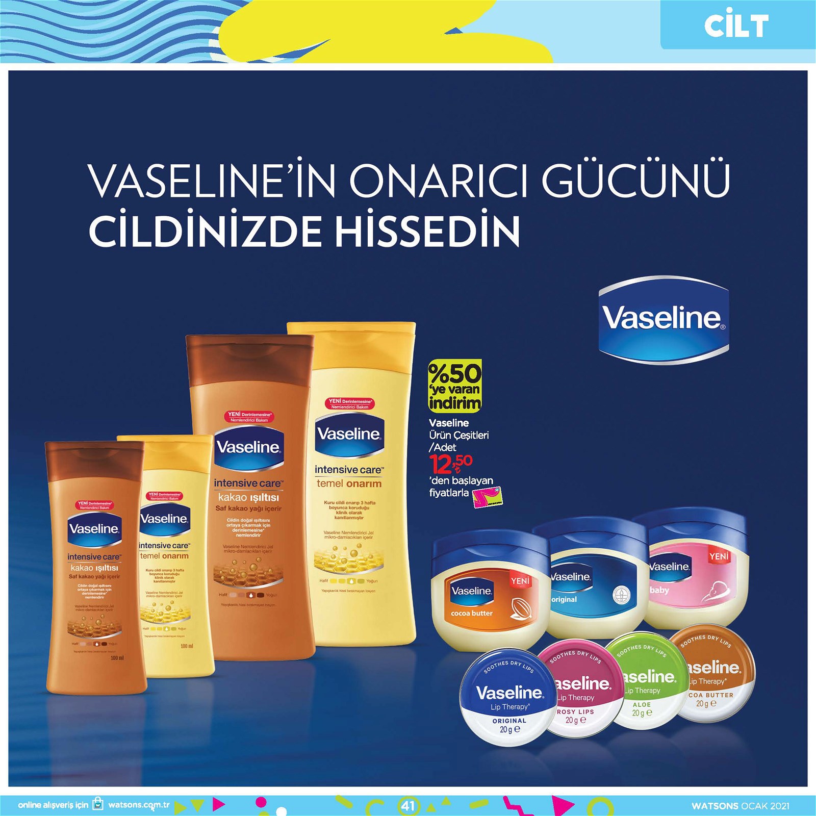 01.01.2021 Watsons broşürü 41. sayfa