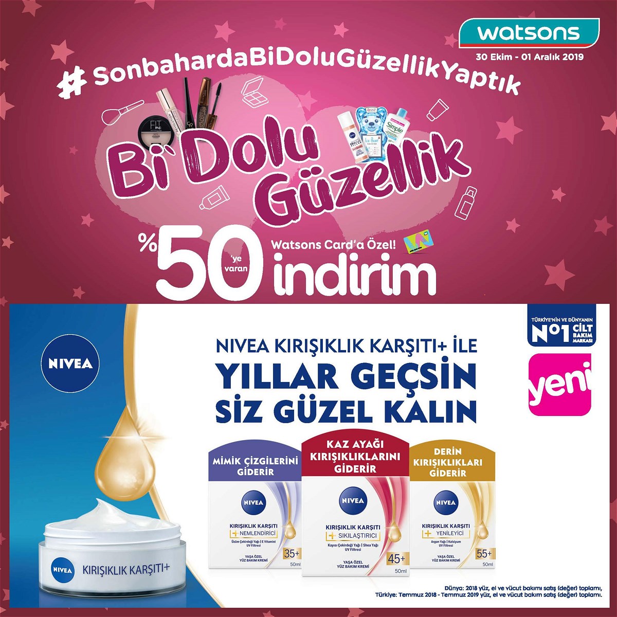 01.11.2019 Watsons broşürü 1. sayfa