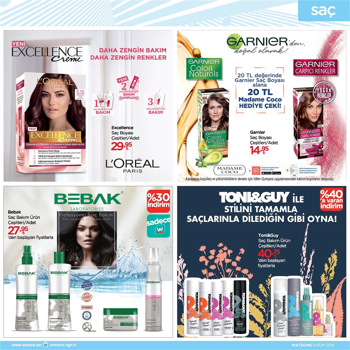 01.11.2019 Watsons broşürü 33. sayfa