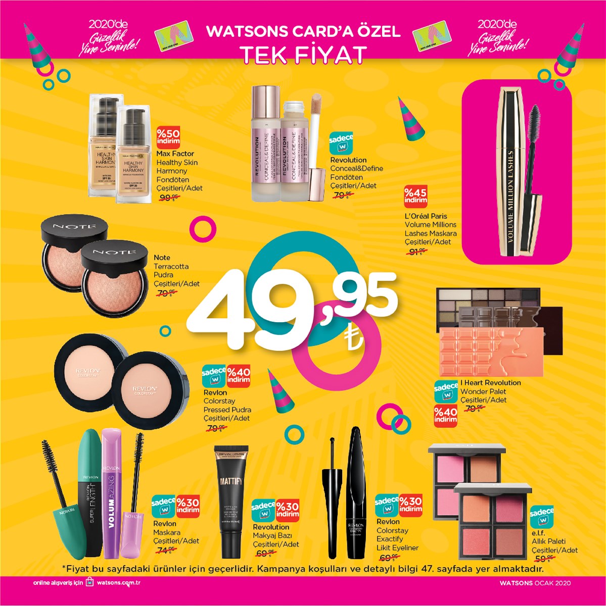 01.01.2020 Watsons broşürü 9. sayfa