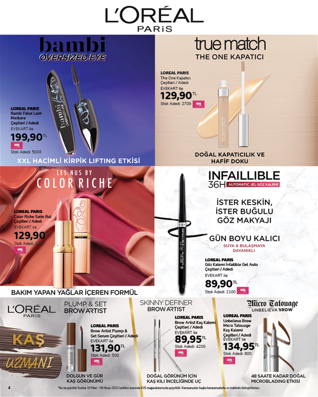 10.03.2022 Eveshop broşürü 4. sayfa