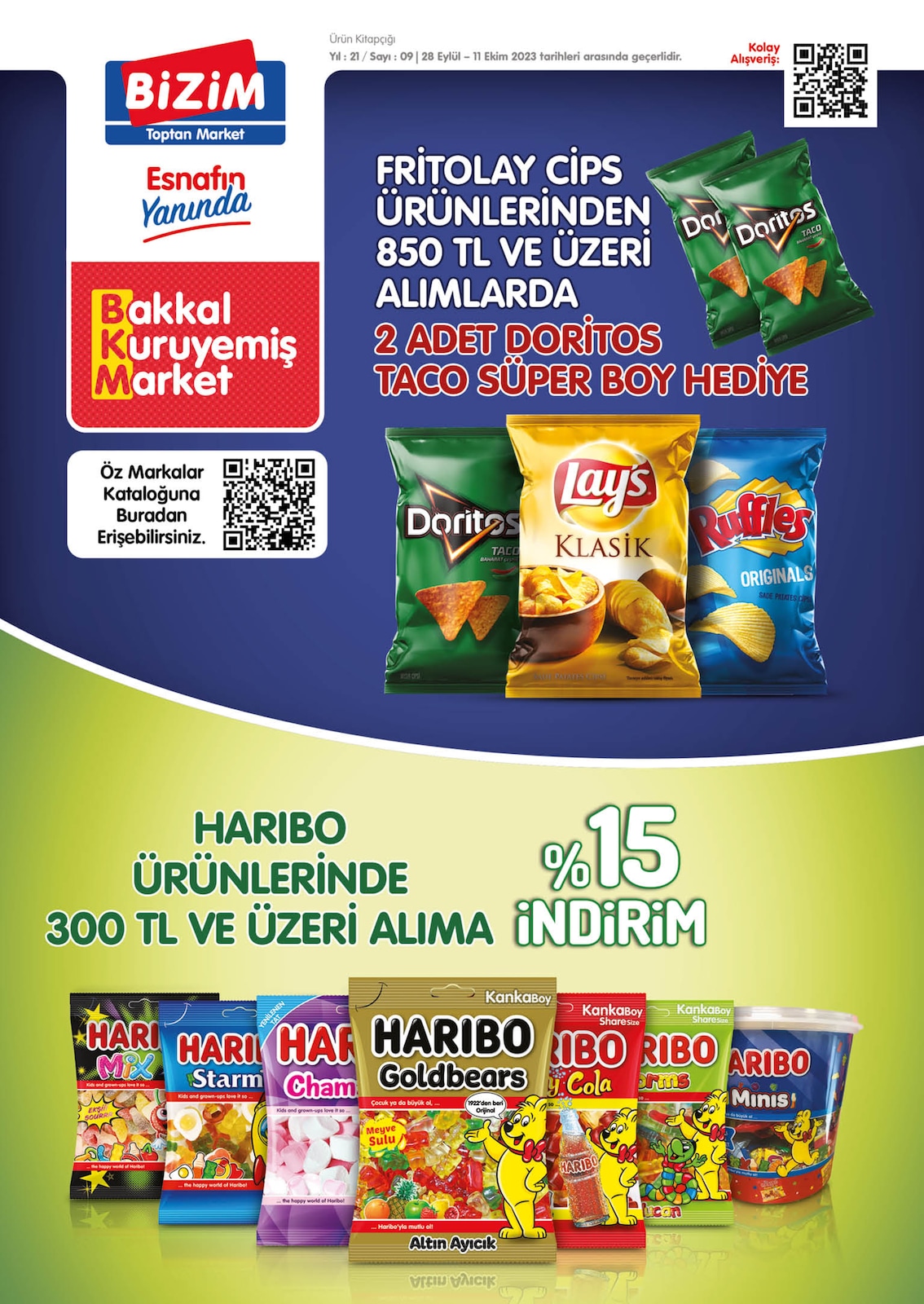28.09.2023 Bizim Toptan broşürü 1. sayfa