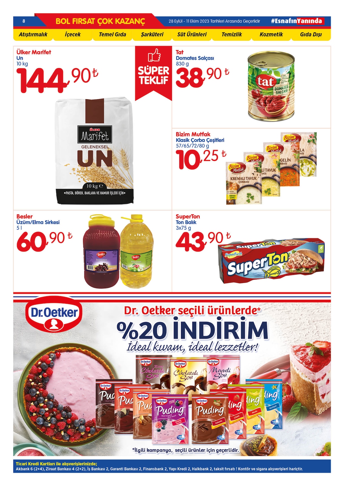 28.09.2023 Bizim Toptan broşürü 8. sayfa
