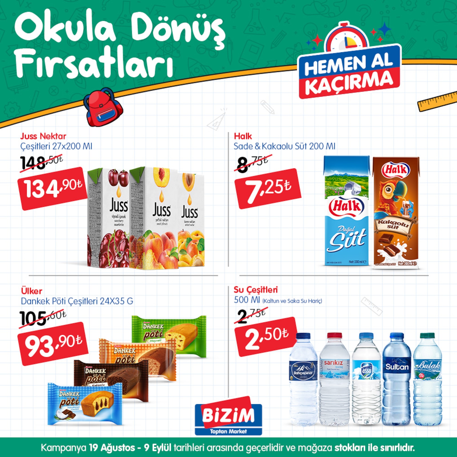 19.08.2024 Bizim Toptan broşürü 1. sayfa
