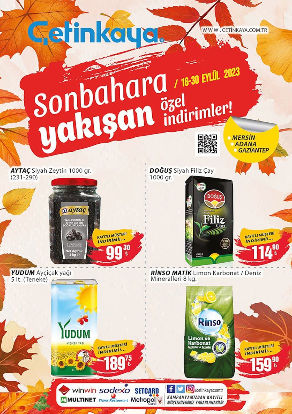 16.09.2023 Çetinkaya broşürü 1. sayfa