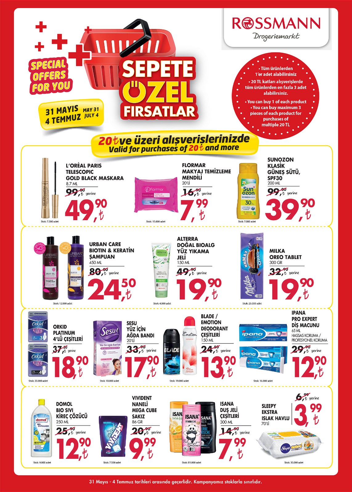 31.05.2021 Rossmann broşürü 3. sayfa