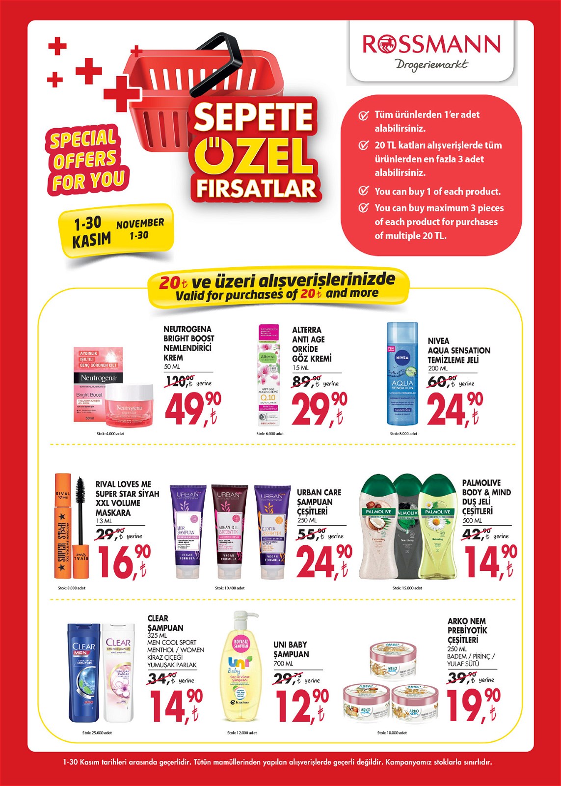 01.11.2021 Rossmann broşürü 2. sayfa