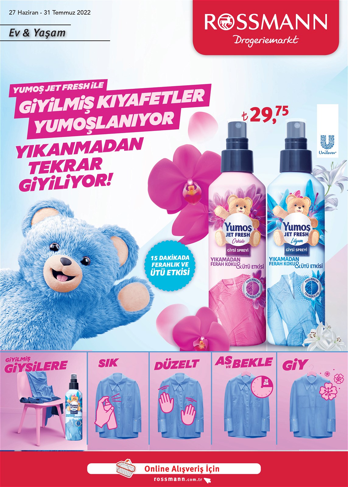 27.06.2022 Rossmann broşürü 1. sayfa