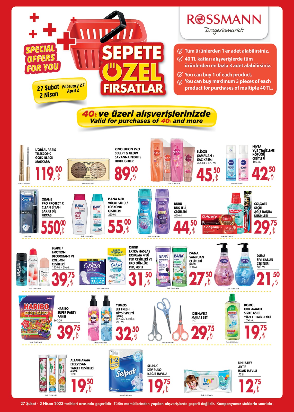 27.02.2023 Rossmann broşürü 4. sayfa