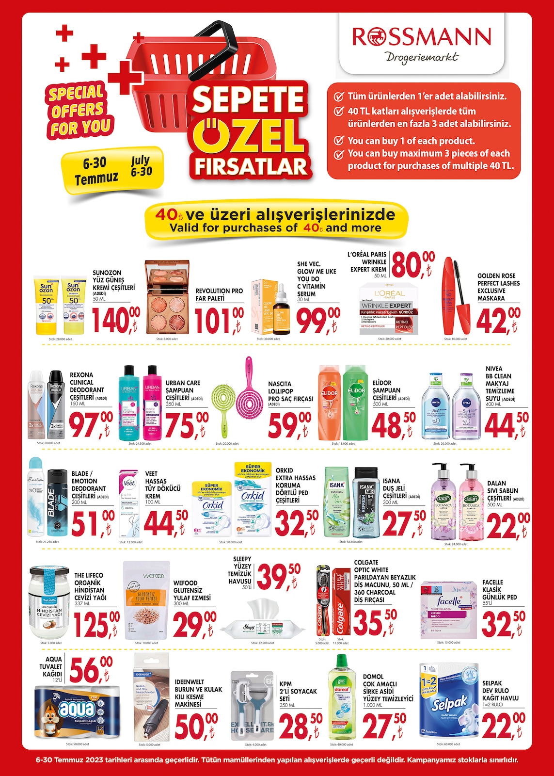 06.07.2023 Rossmann broşürü 4. sayfa