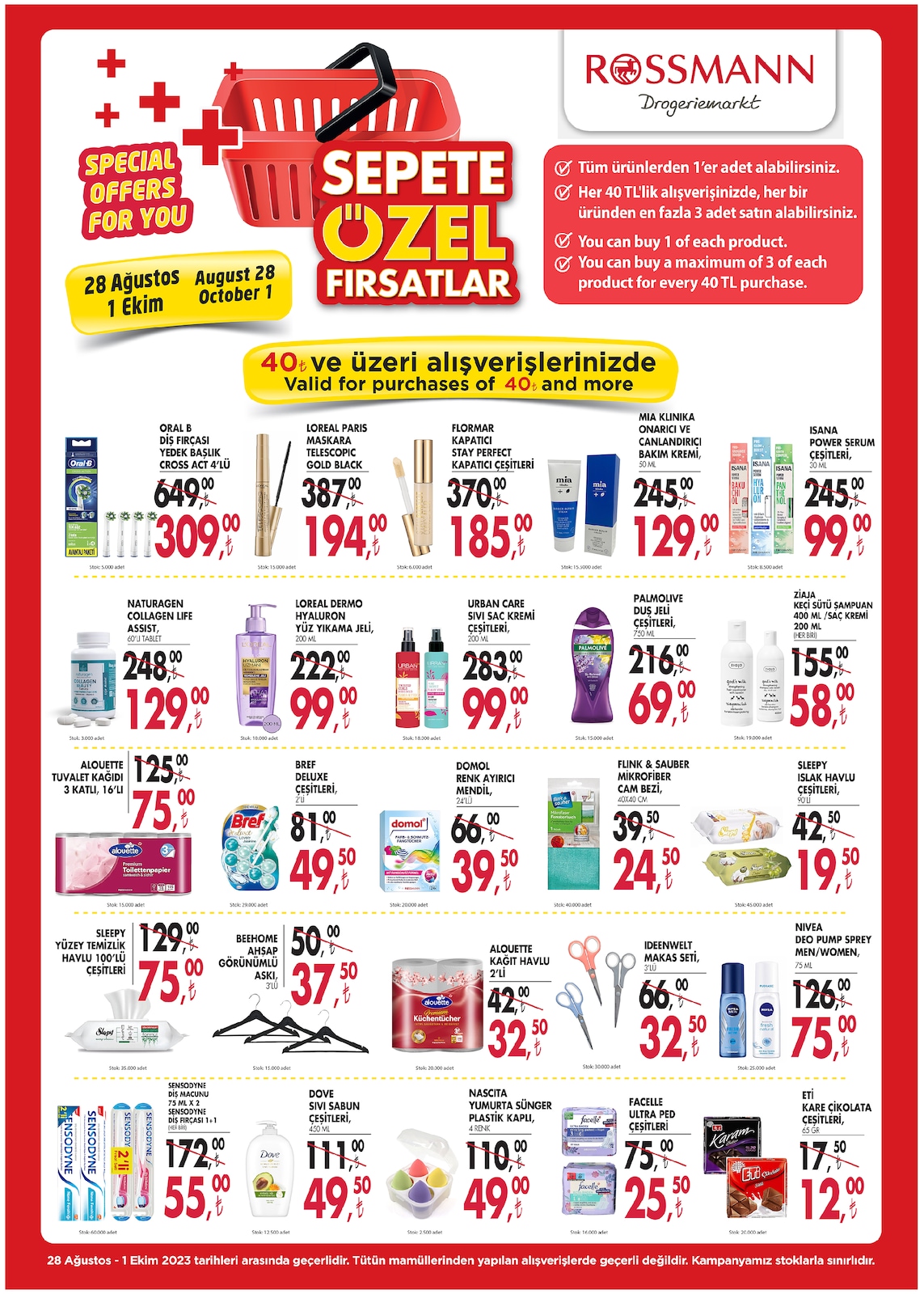 28.08.2023 Rossmann broşürü 4. sayfa