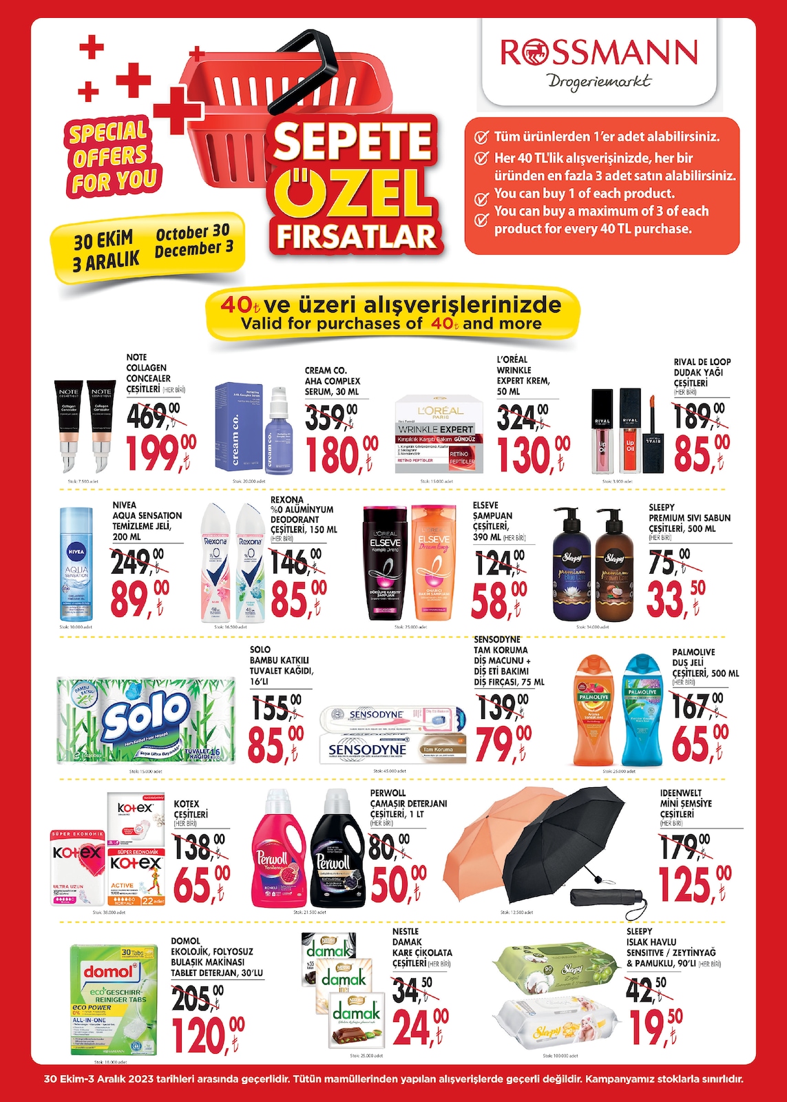 06.11.2023 Rossmann broşürü 6. sayfa