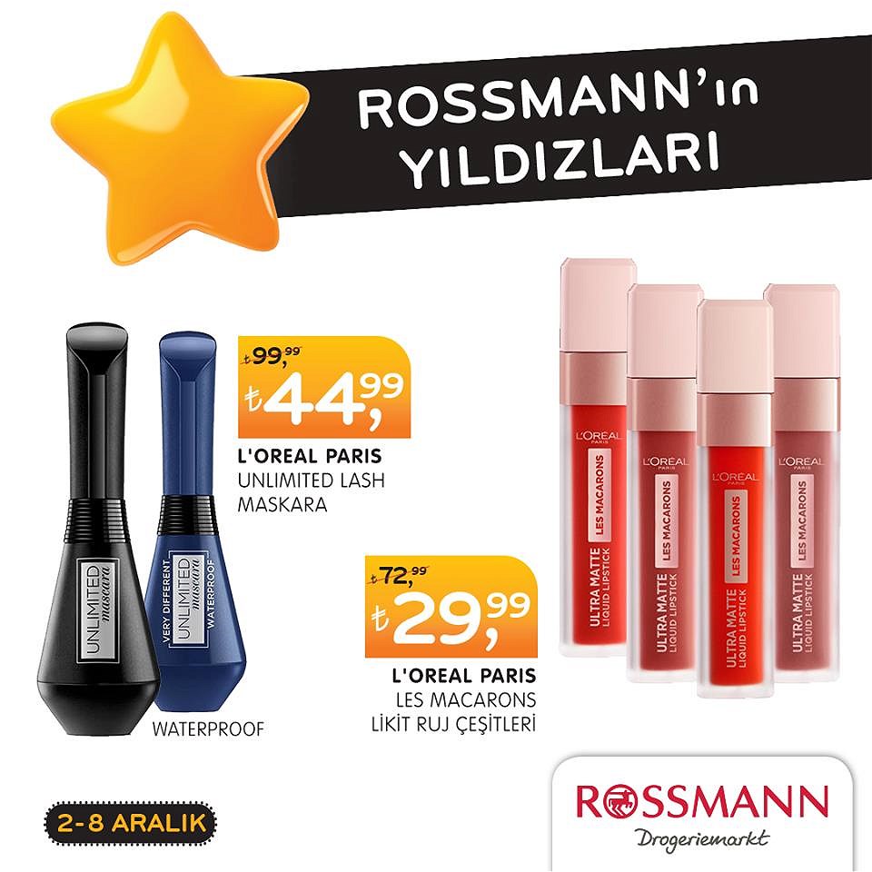 02.12.2019 Rossmann broşürü 2. sayfa