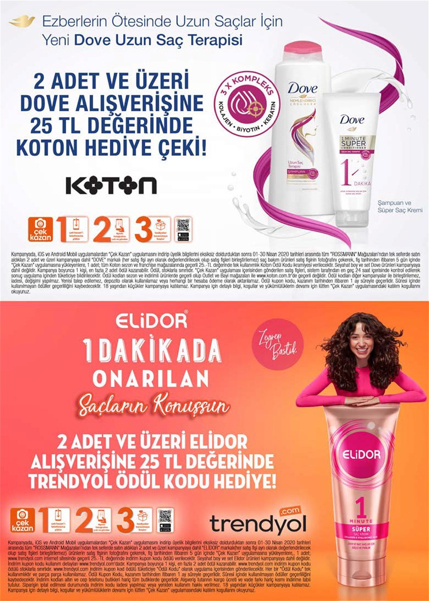01.04.2020 Rossmann broşürü 15. sayfa