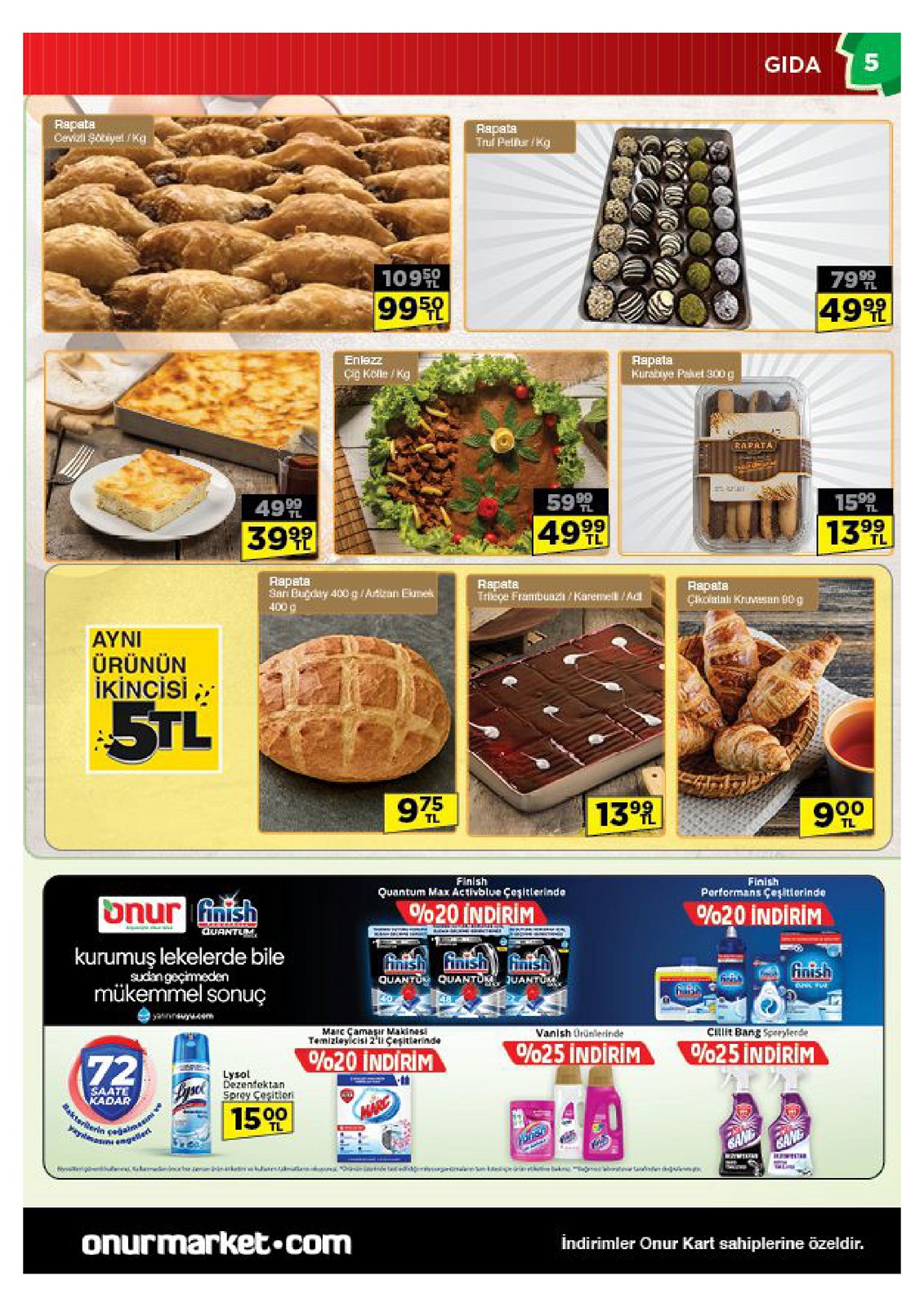 26.05.2022 Onur Market broşürü 5. sayfa