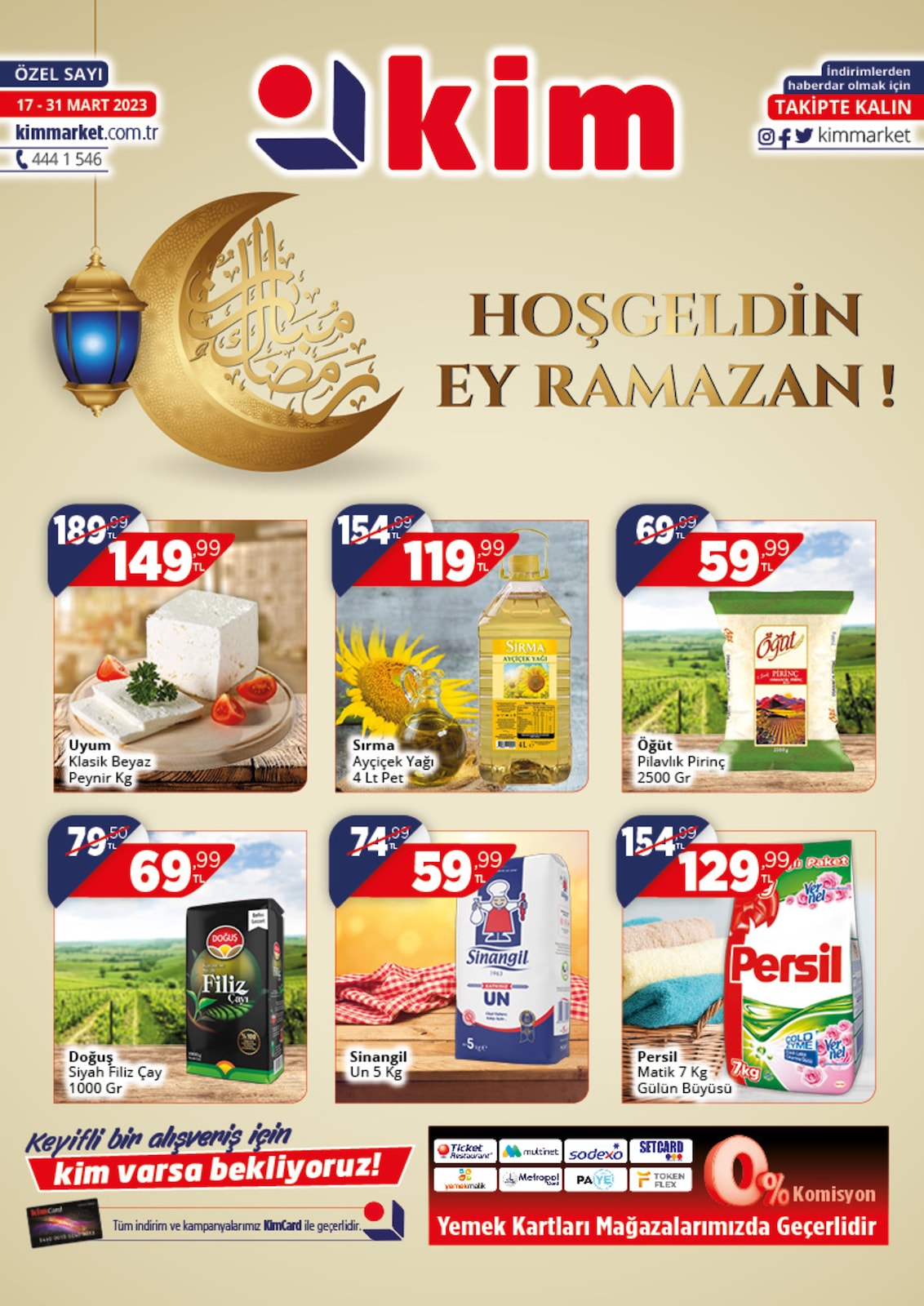 17.03.2023 Kim Market broşürü 1. sayfa