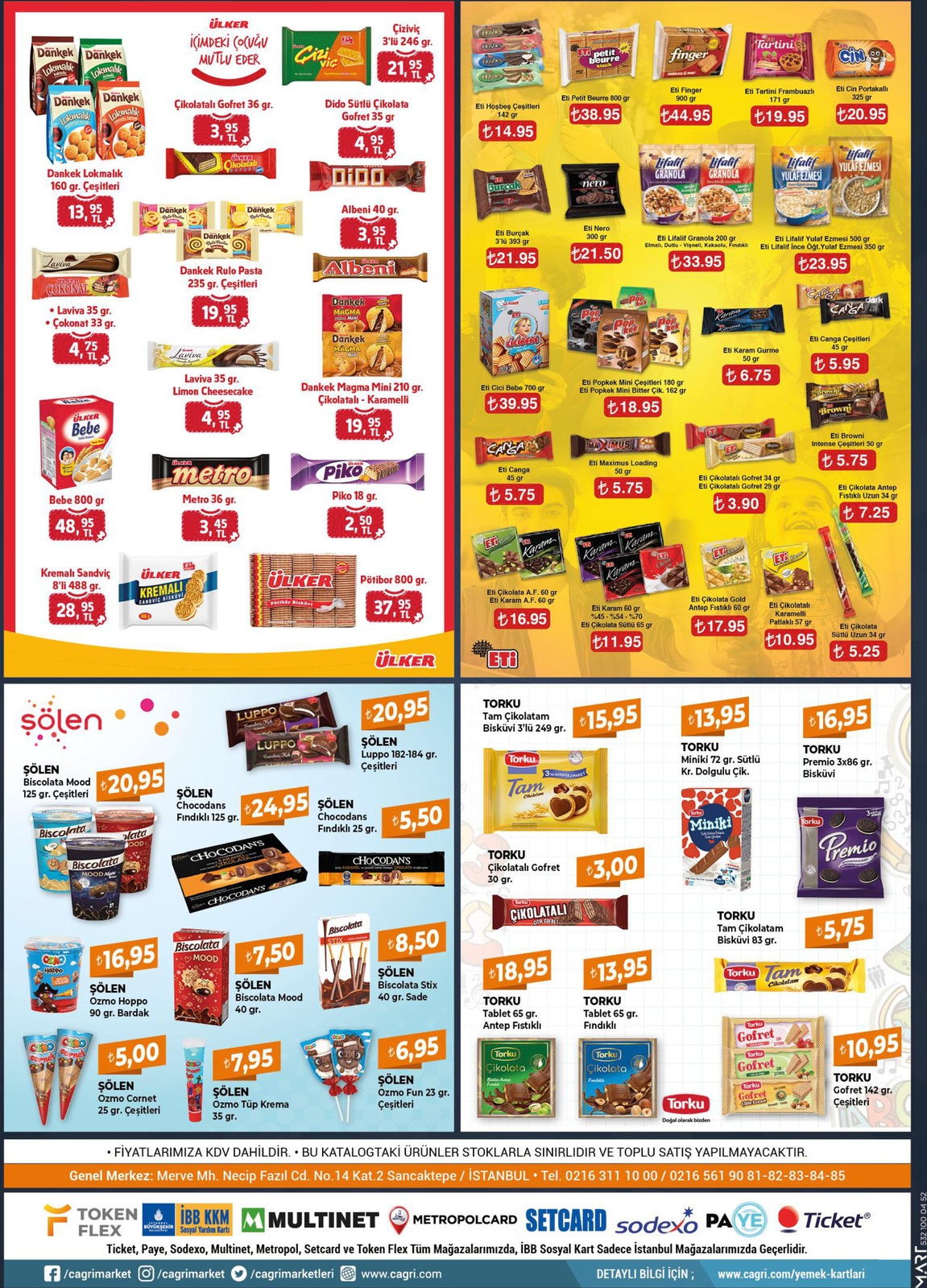 21.01.2023 Çağrı Market broşürü 16. sayfa