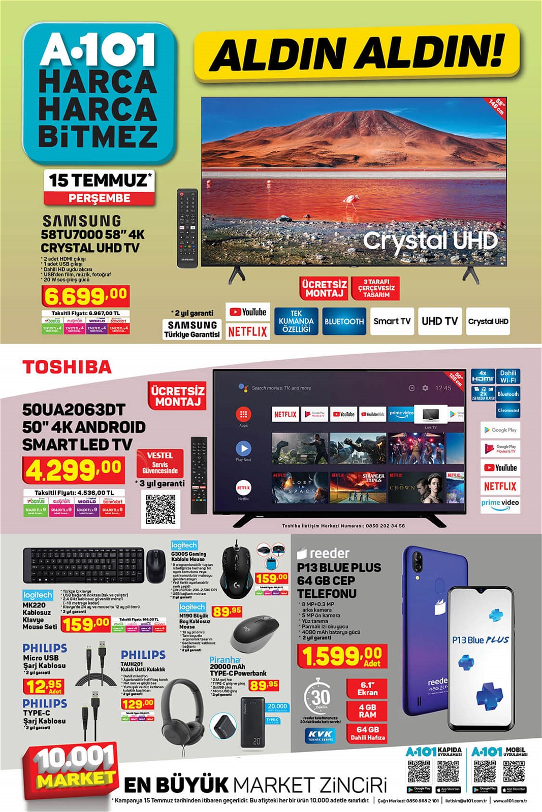 15.07.2021 A101 broşürü 1. sayfa