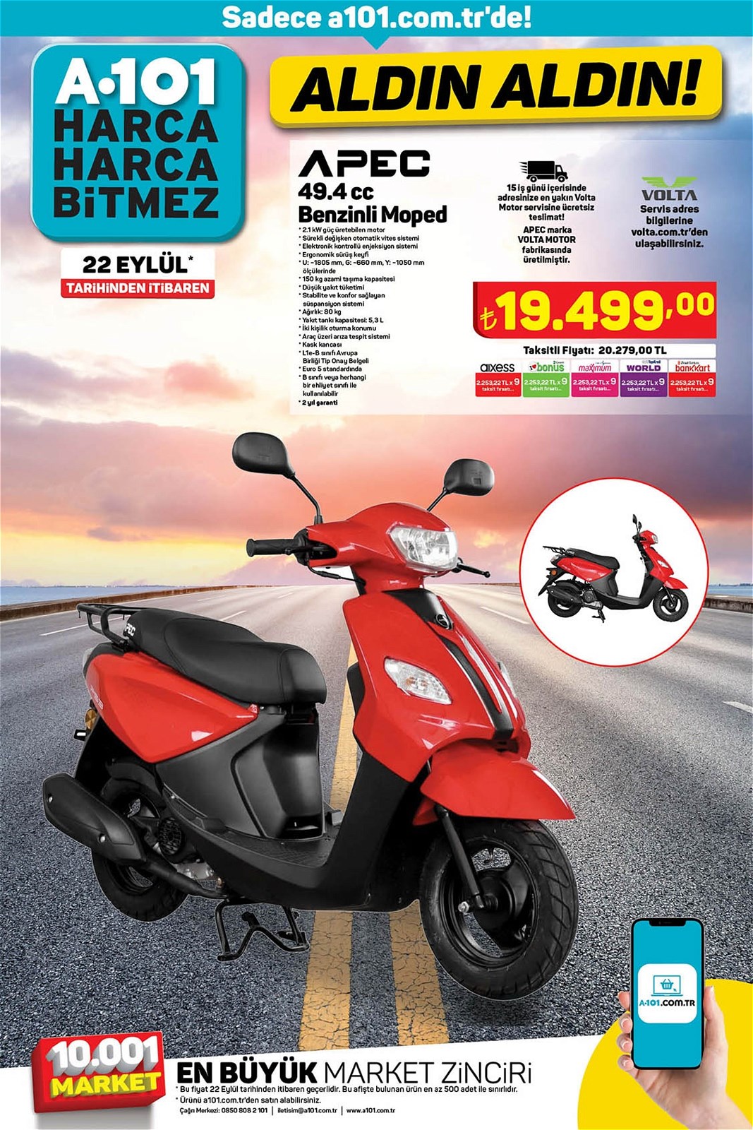 22.09.2022 A101 broşürü 1. sayfa