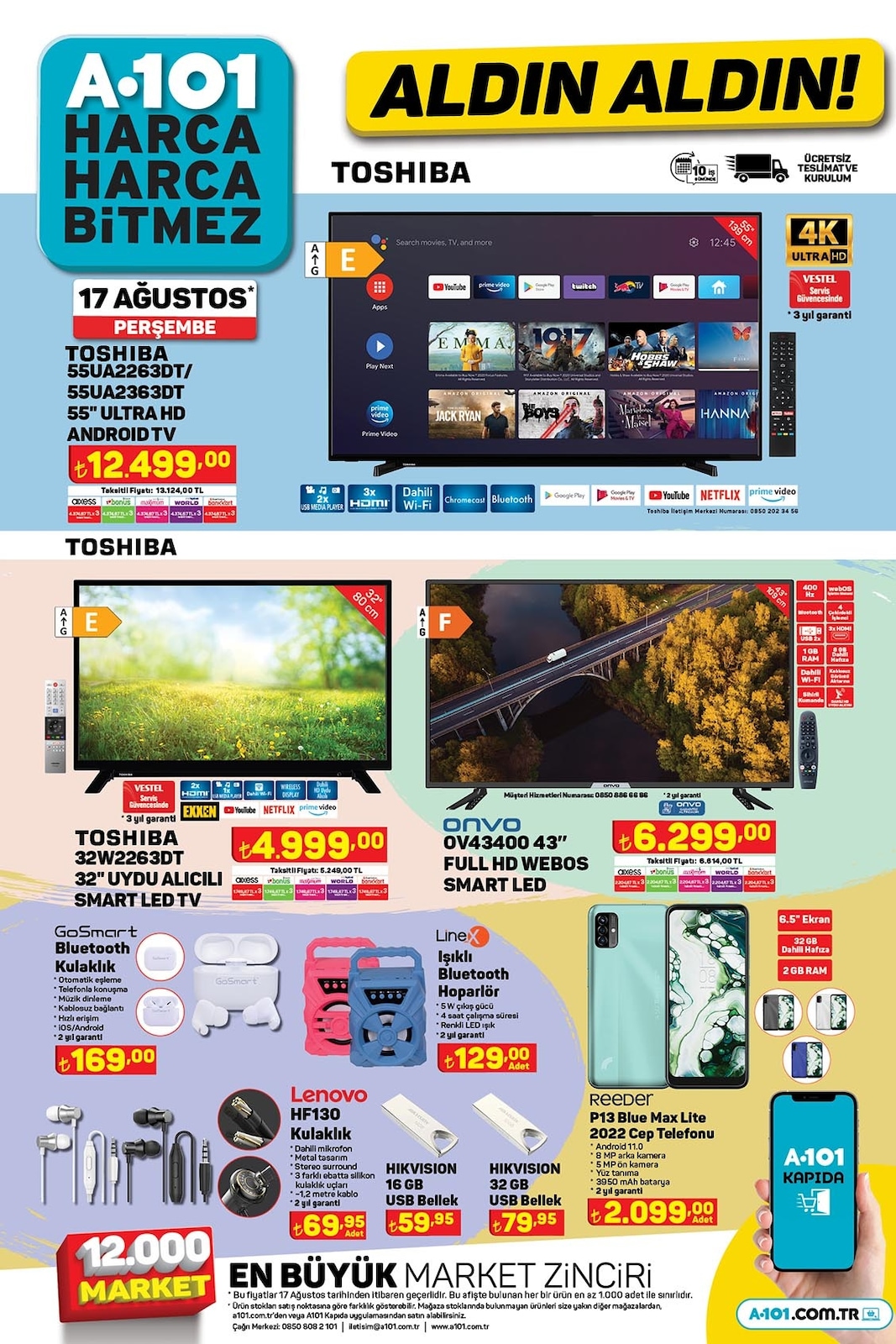 17.08.2023 A101 broşürü 1. sayfa