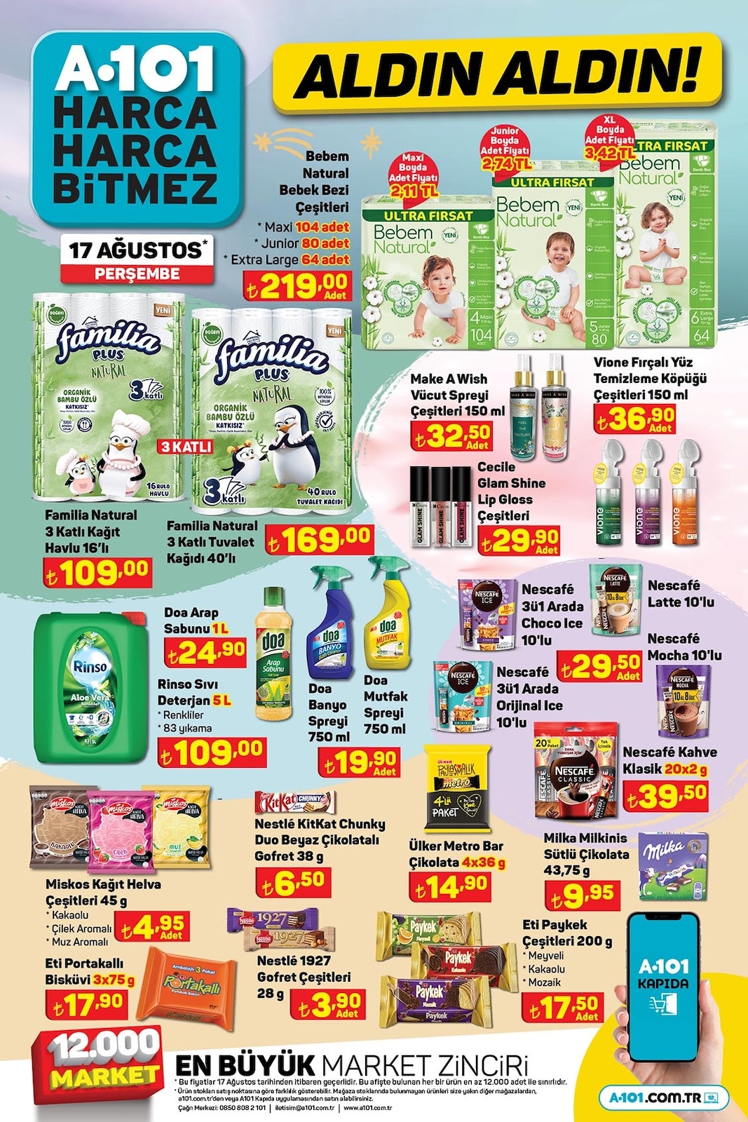 17.08.2023 A101 broşürü 12. sayfa