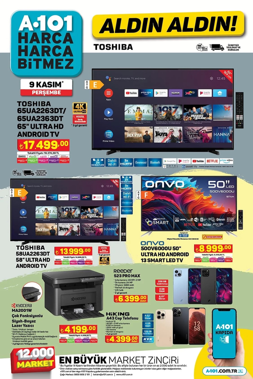 09.11.2023 A101 broşürü 1. sayfa