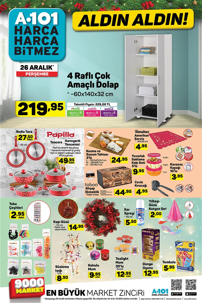 26.12.2019 A101 broşürü 4. sayfa