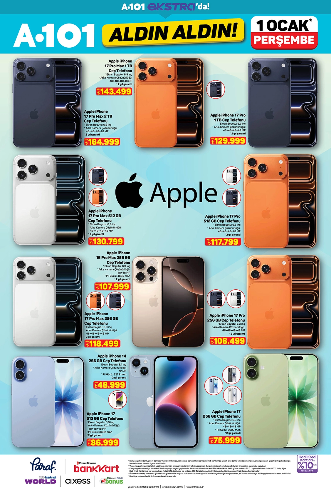 31.12.2026 A101 broşürü 13. sayfa