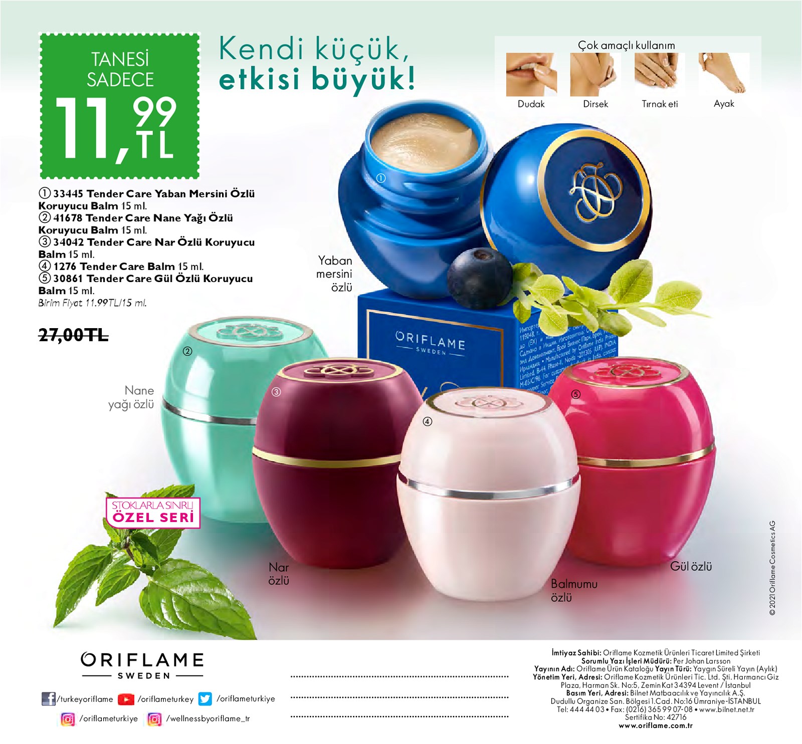 01.10.2021 Oriflame broşürü 75. sayfa