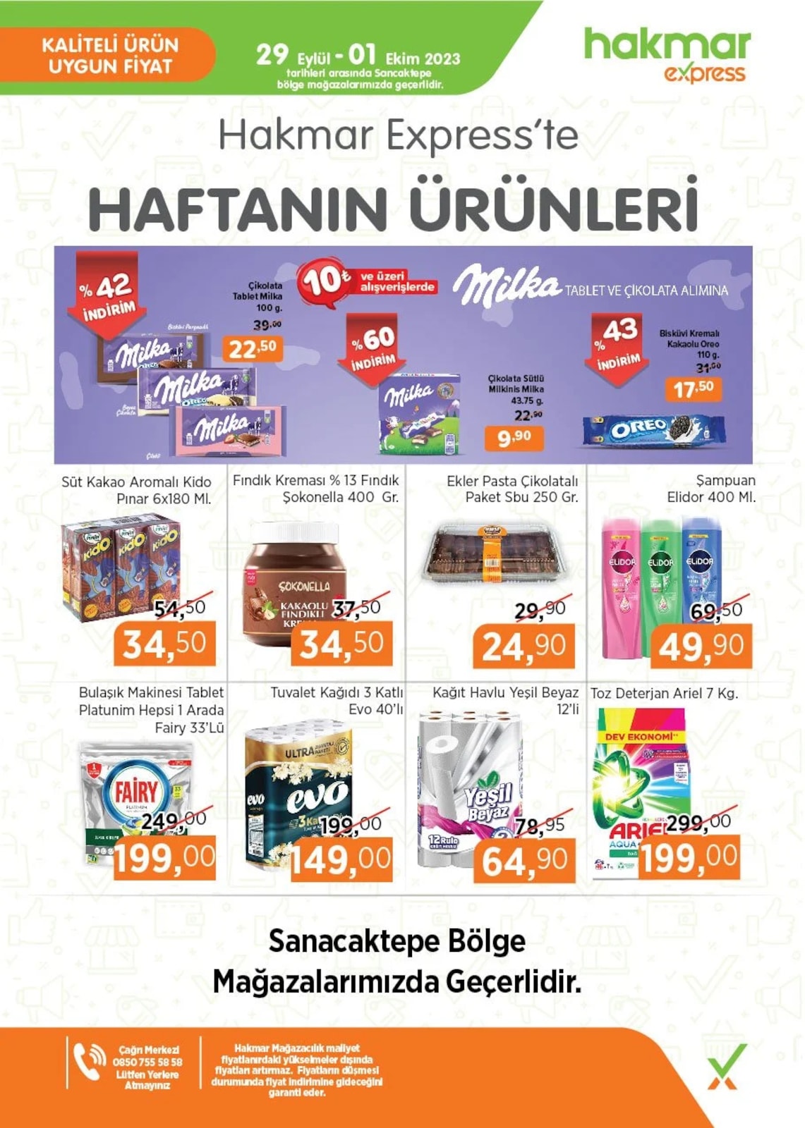 29.09.2023 Hakmar Express broşürü 1. sayfa