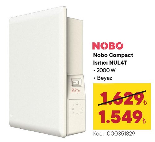 Nobo NUL4T Compact Isıtıcı 2000 W image