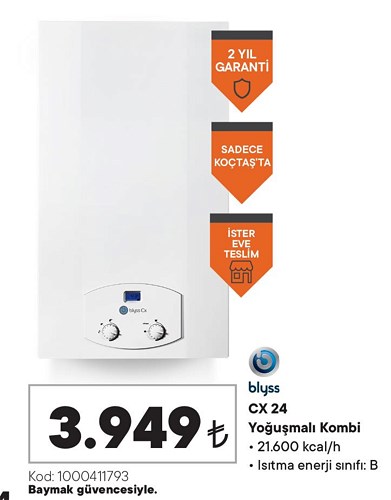Blyss CX 24 Yoğuşmalı Kombi image