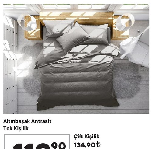 Altınbaşak Antrasit Çift Kişilik image