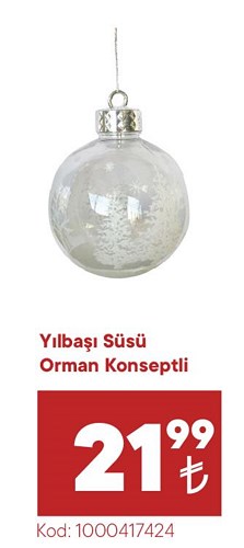 Yılbaşı Süsü Orman Konseptli image