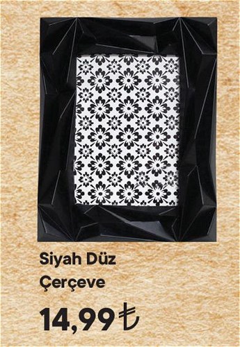 Siyah Düz Çerçeve image