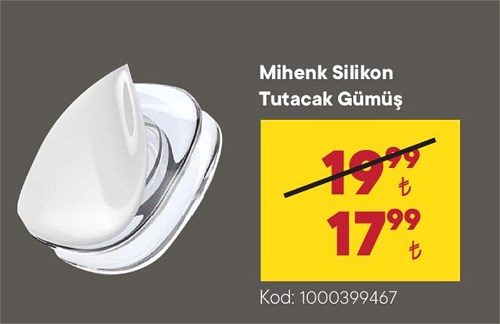 Mihenk Silikon Tutacak Gümüş image